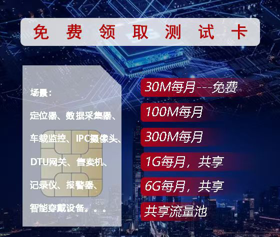 物聯(lián)網(wǎng)研發(fā)測試卡